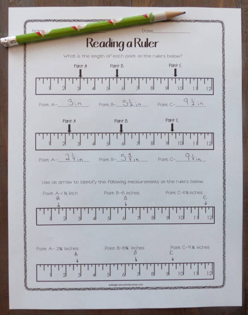 reading a ruler