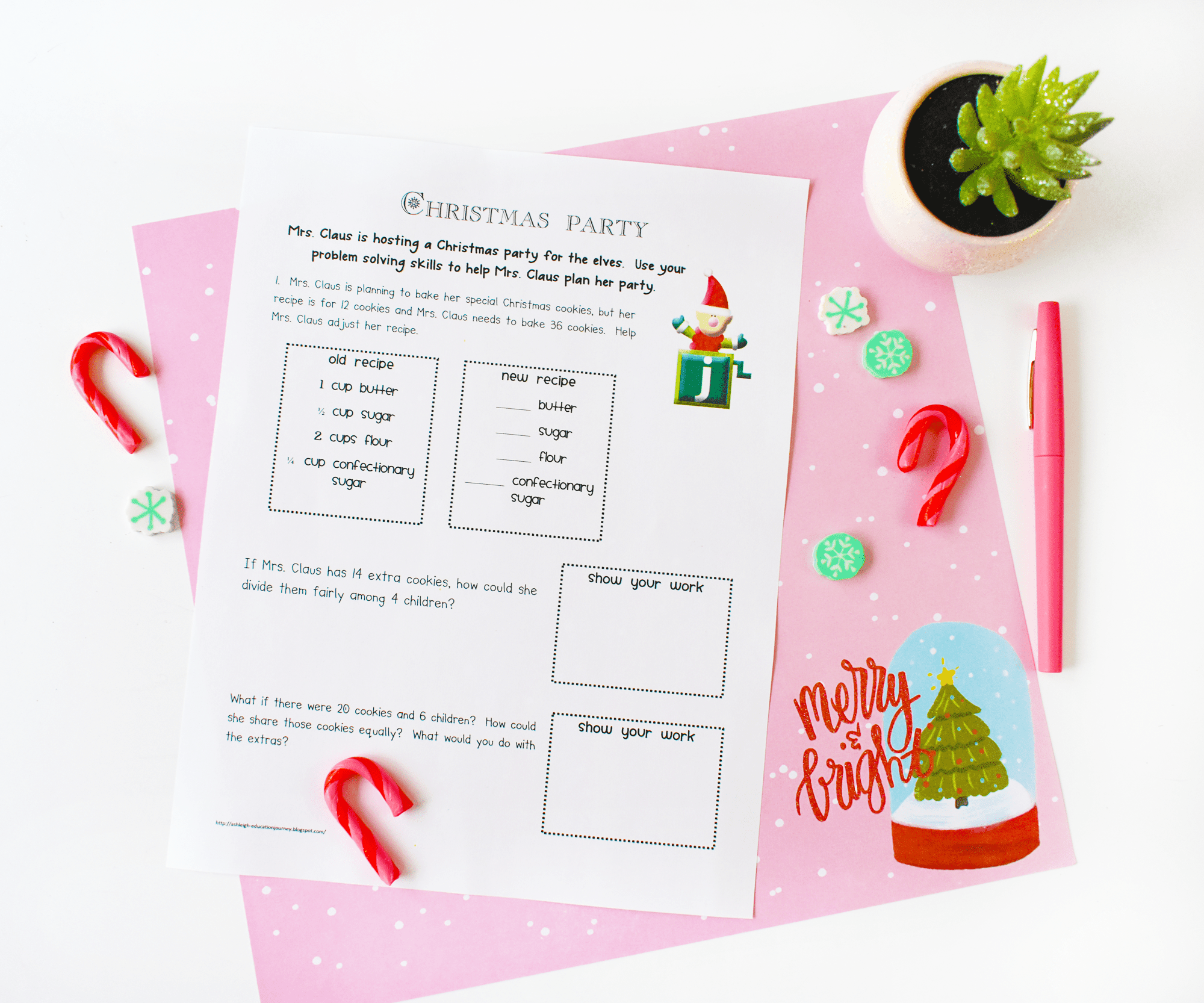 Christmas worksheets