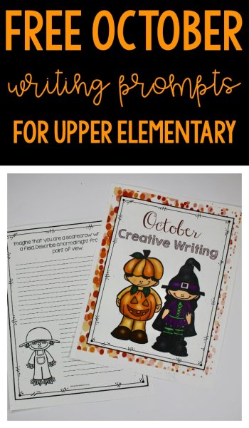 FREE October creative writing prompts