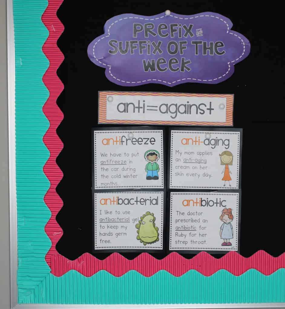 It's not the most fun and exciting thing to teach about prefixes, suffixes, and root words, and we all know that. Regardless, we have to try to find a way to make teaching affixes fun and engaging for our students! This blog post shares five ways to teach prefixes and suffixes that help build student engagement and interest. Click through to read about these five teaching ideas!