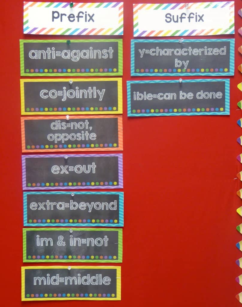 It's not the most fun and exciting thing to teach about prefixes, suffixes, and root words, and we all know that. Regardless, we have to try to find a way to make teaching affixes fun and engaging for our students! This blog post shares five ways to teach prefixes and suffixes that help build student engagement and interest. Click through to read about these five teaching ideas!