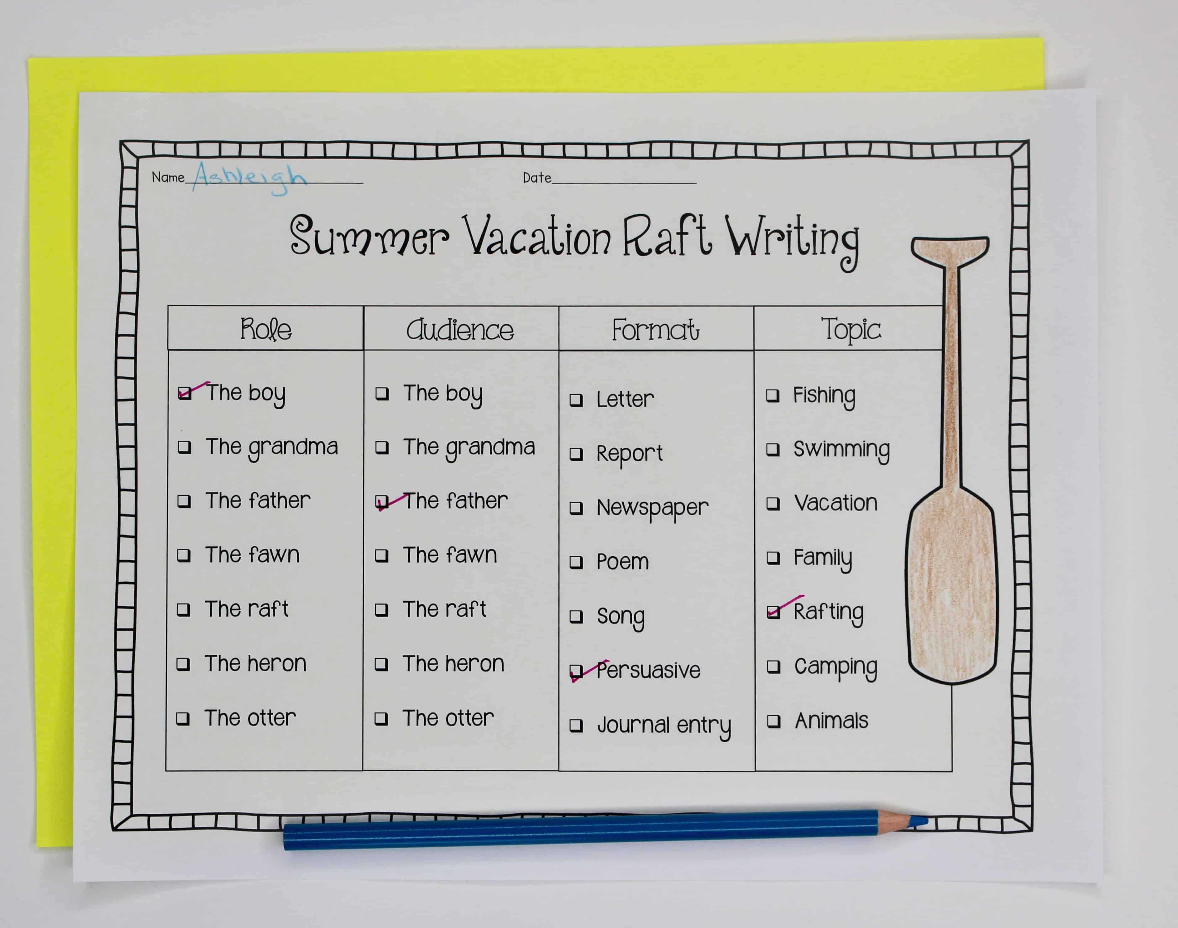 Brighten up the end of the school year by incorporating summer-themed activities in your English language arts lessons! This blog post shares a bunch of reading and writing activities that you can use in your 3rd grade, 4th grade, or 5th grade classroom at the end of the year to keep everybody excited for summer. Click through to read more about these ELA activities and to see how I used them in my upper elementary classroom!