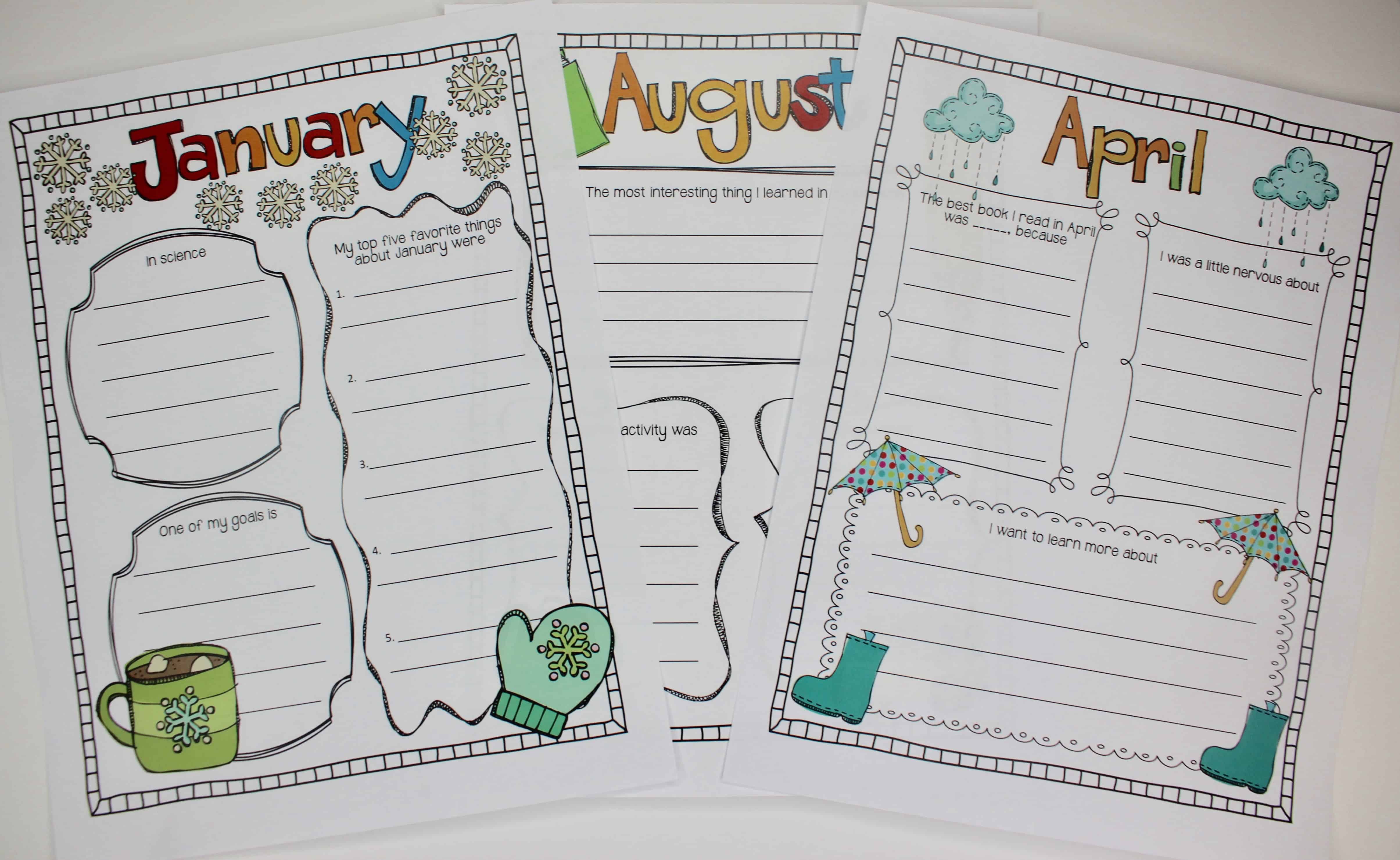 In need of a way to have a student portfolio or some kind of journal showing what your students learned all year in 3rd grade, 4th grade, or 5th grade? The month-by-month learning journals explained in this blog post are your answer! I came up with the learning journals as a way to help students keep track of what they learned all year long. Perfect for a student portfolio! Click through to read the blog post. In need of a way to have a student portfolio or some kind of journal showing what your students learned all year in 3rd grade, 4th grade, or 5th grade? The month-by-month learning journals explained in this blog post are your answer! I came up with the learning journals as a way to help students keep track of what they learned all year long. Perfect for a student portfolio! Click through to read the blog post.