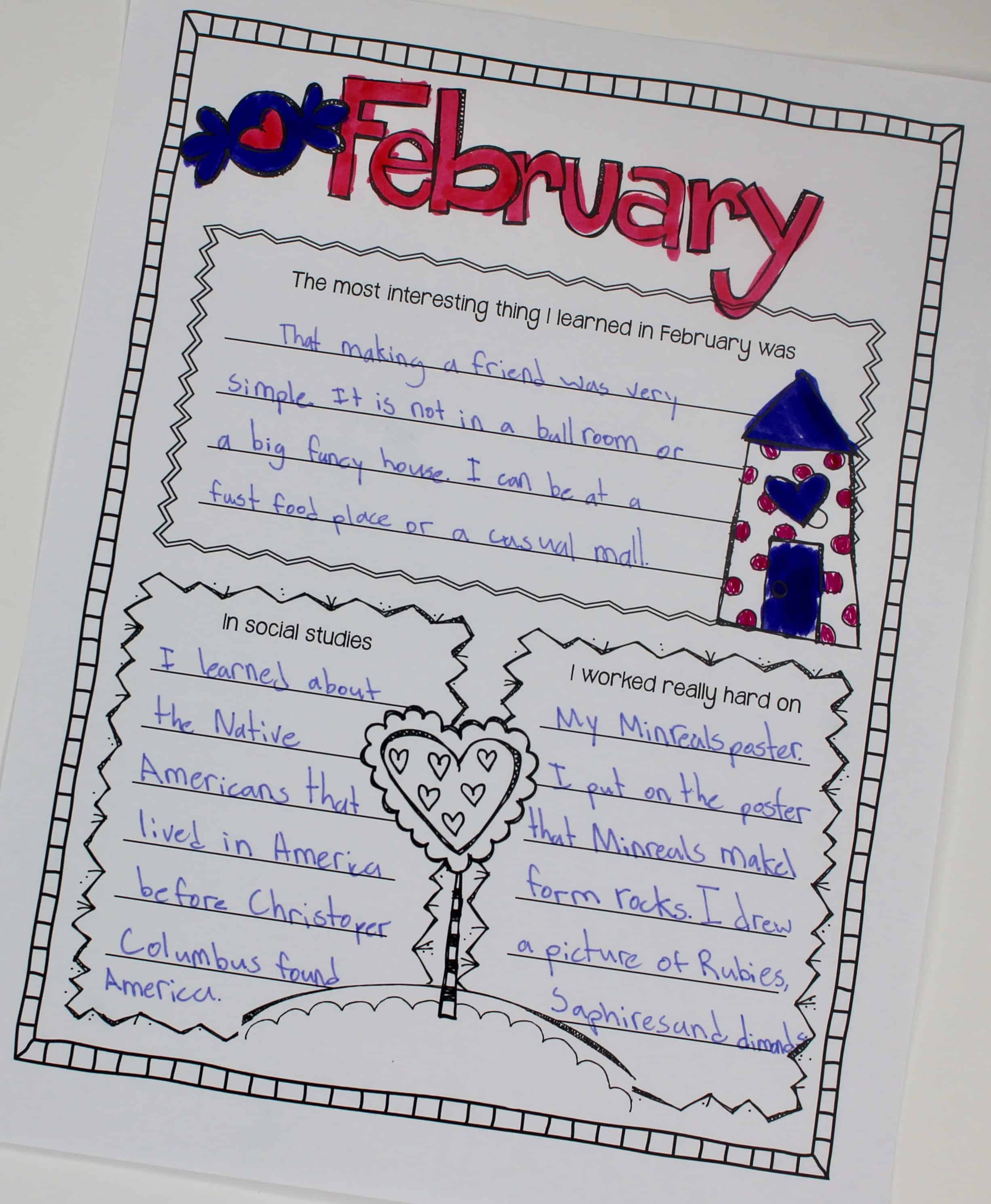 In need of a way to have a student portfolio or some kind of journal showing what your students learned all year in 3rd grade, 4th grade, or 5th grade? The month-by-month learning journals explained in this blog post are your answer! I came up with the learning journals as a way to help students keep track of what they learned all year long. Perfect for a student portfolio! Click through to read the blog post. In need of a way to have a student portfolio or some kind of journal showing what your students learned all year in 3rd grade, 4th grade, or 5th grade? The month-by-month learning journals explained in this blog post are your answer! I came up with the learning journals as a way to help students keep track of what they learned all year long. Perfect for a student portfolio! Click through to read the blog post.
