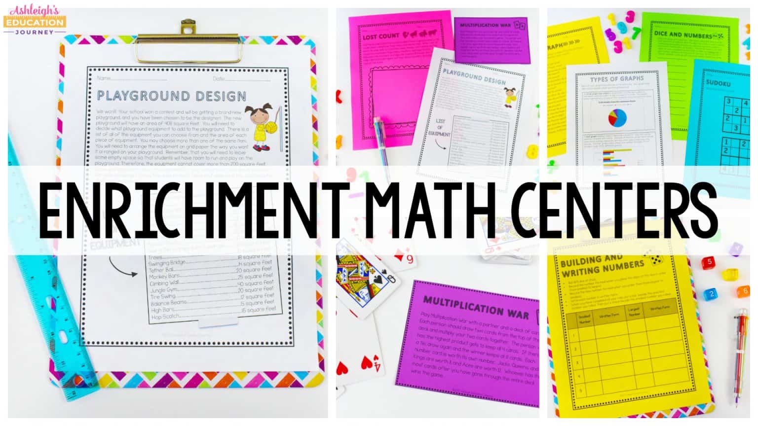 Enrichment Math Centers Ashleigh's Education Journey