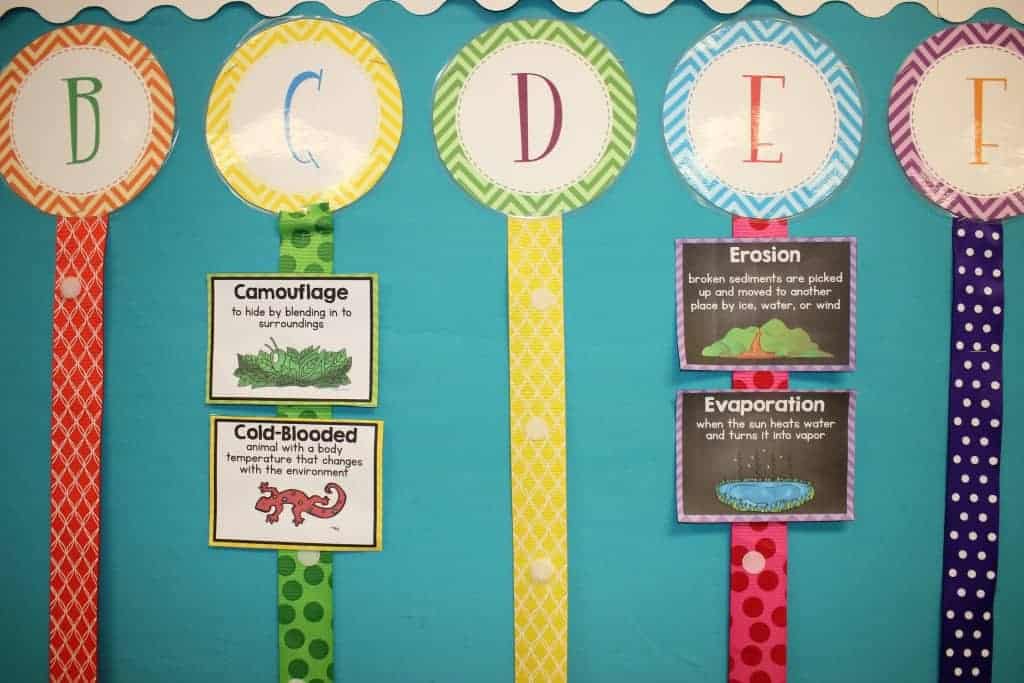 science word wall