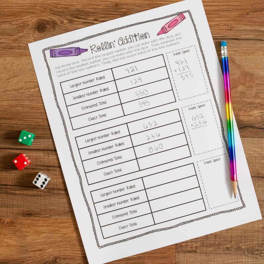 Spending time teaching addition and subtraction in 3rd grade or other upper elementary grades is important, but sometimes we can find ourselves spending too much time on it. This blog post explains how I use my addition and subtraction unit to make sure students have a conceptual understanding before we move on to other math concepts. Click through to read the post!