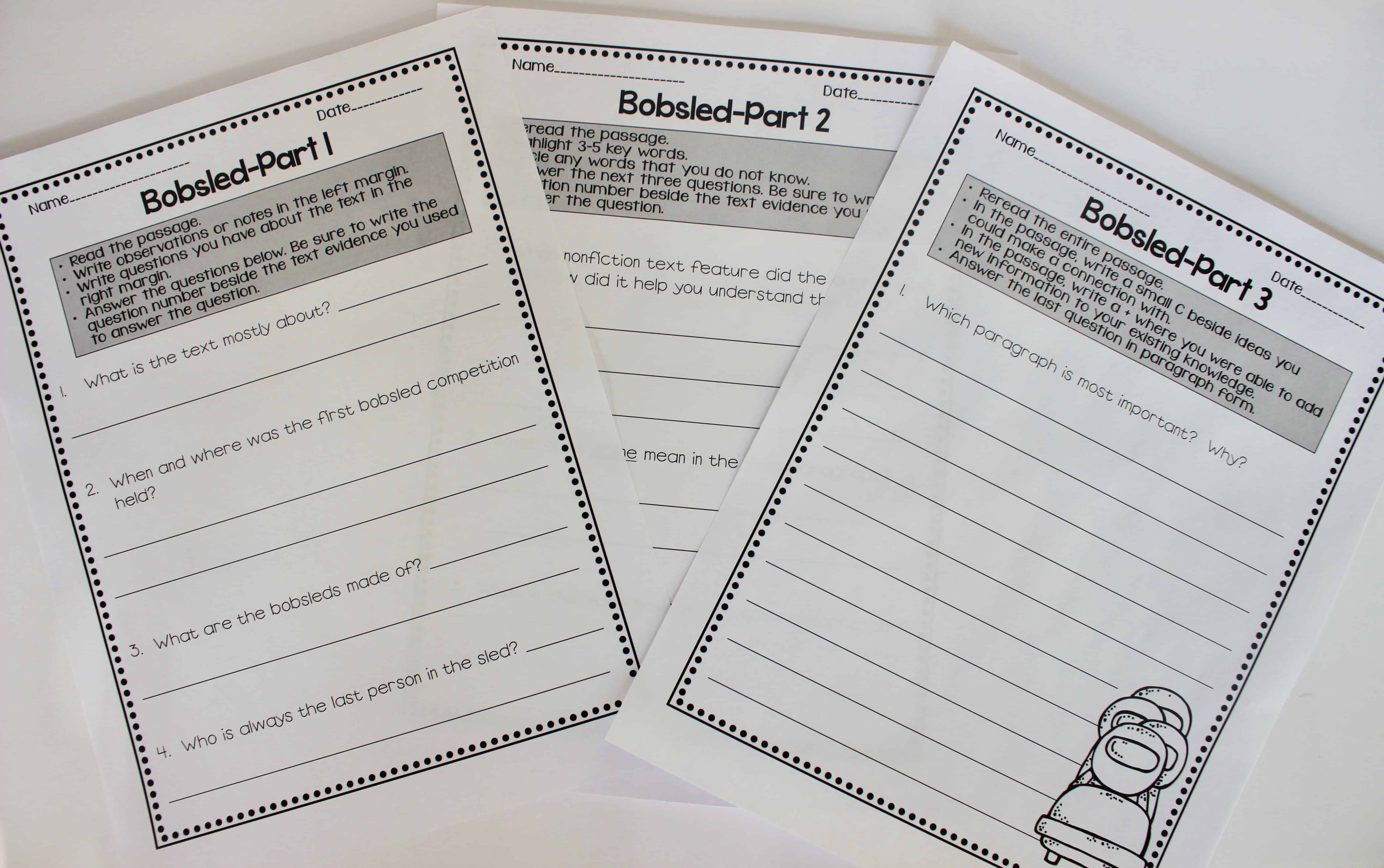 Kids LOVE learning about the Olympics, and the Winter Olympics are just as intriguing to them! To bring a current event into your classroom, use these close reading passages about the Winter Olypmics sports! They are differentiated and created for 3rd grade, 4th grade, and 5th grade English language arts classes. Perfect for helping your students practice reading comprehension while learning about sports and athletes! Click through to read more about these passages. Kids LOVE learning about the Olympics, and the Winter Olympics are just as intriguing to them! To bring a current event into your classroom, use these close reading passages about the Winter Olypmics sports! They are differentiated and created for 3rd grade, 4th grade, and 5th grade English language arts classes. Perfect for helping your students practice reading comprehension while learning about sports and athletes! Click through to read more about these passages.