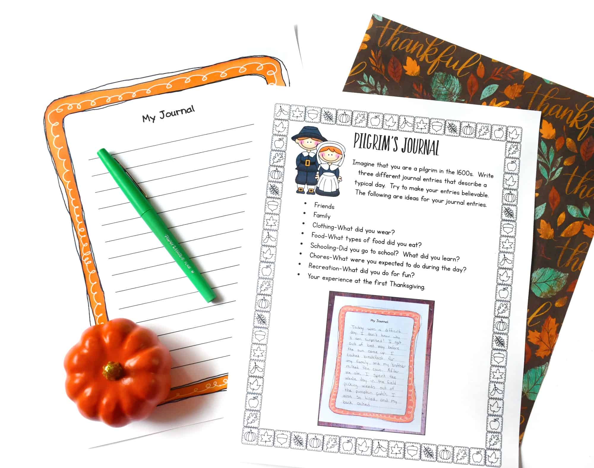 Thanksgiving worksheets and activities