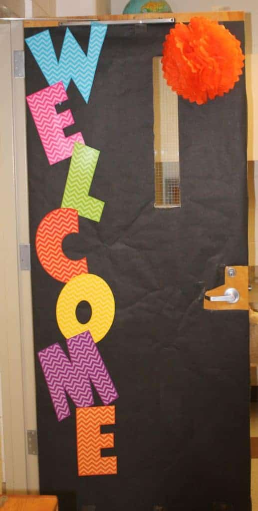 back to school door