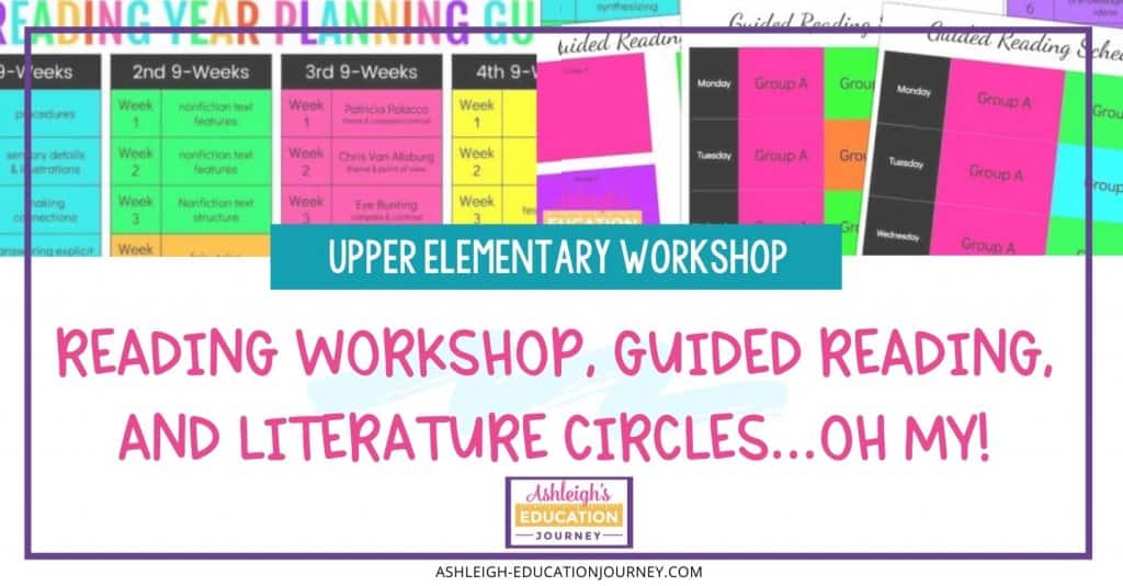 Reading Workshop Guided Reading And Literature Circles Oh My