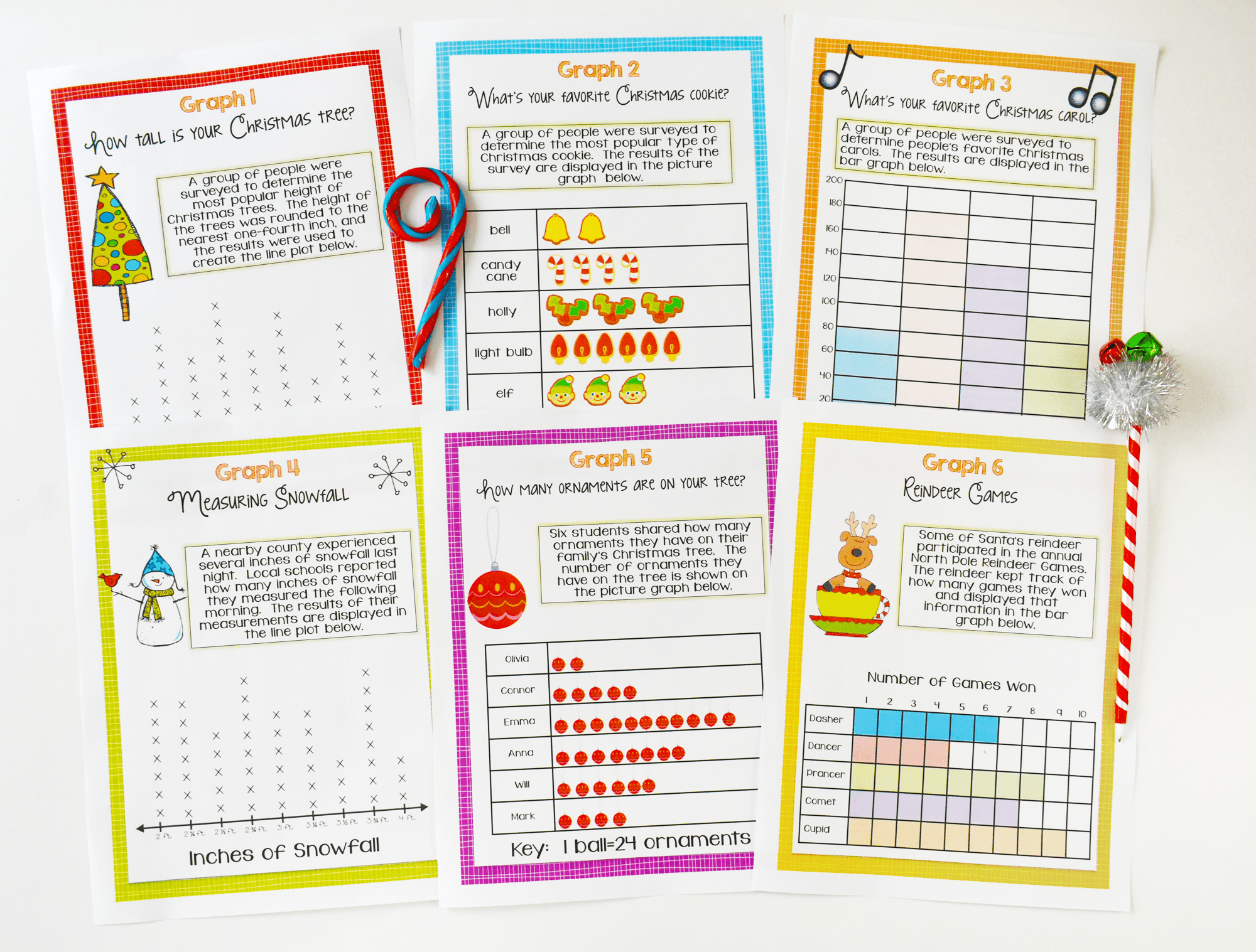 4th grade christmas math centers