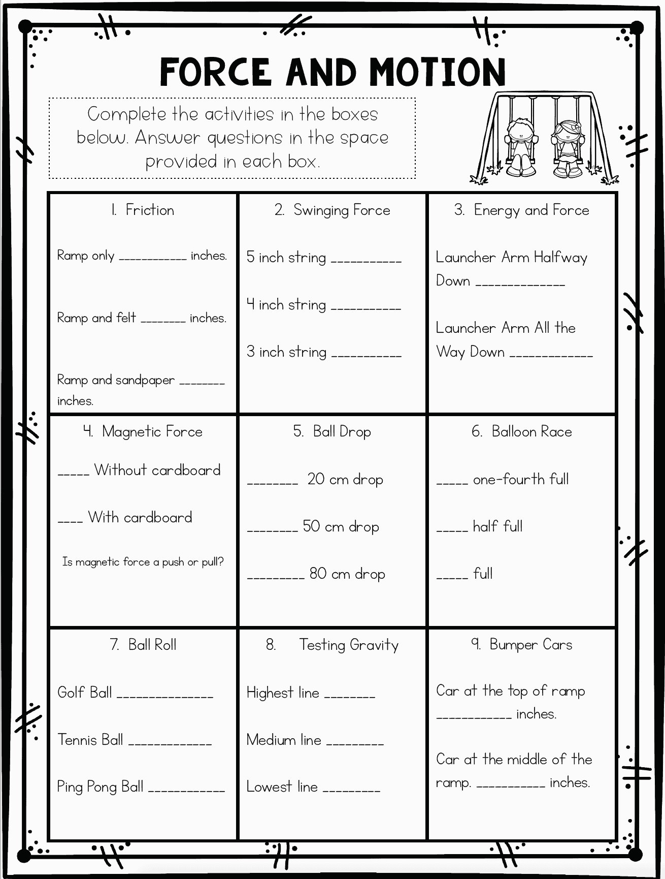 forces-and-motion-worksheet