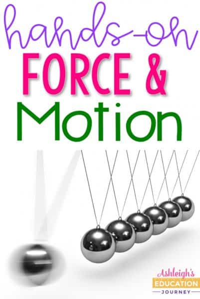 Students will love these 9 hands-on force and motion activities.