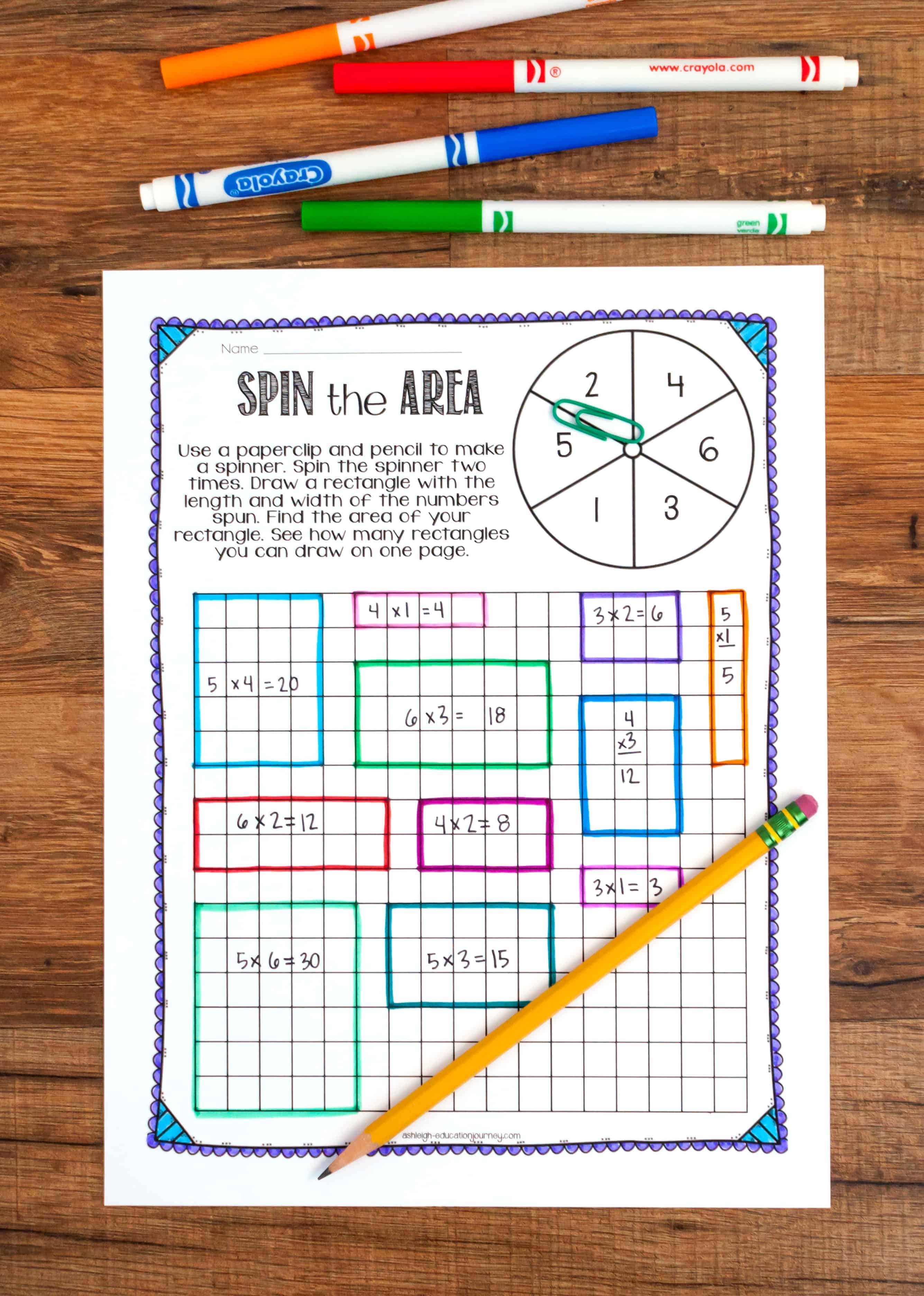 Teaching Area And Perimeter Ashleigh s Education Journey