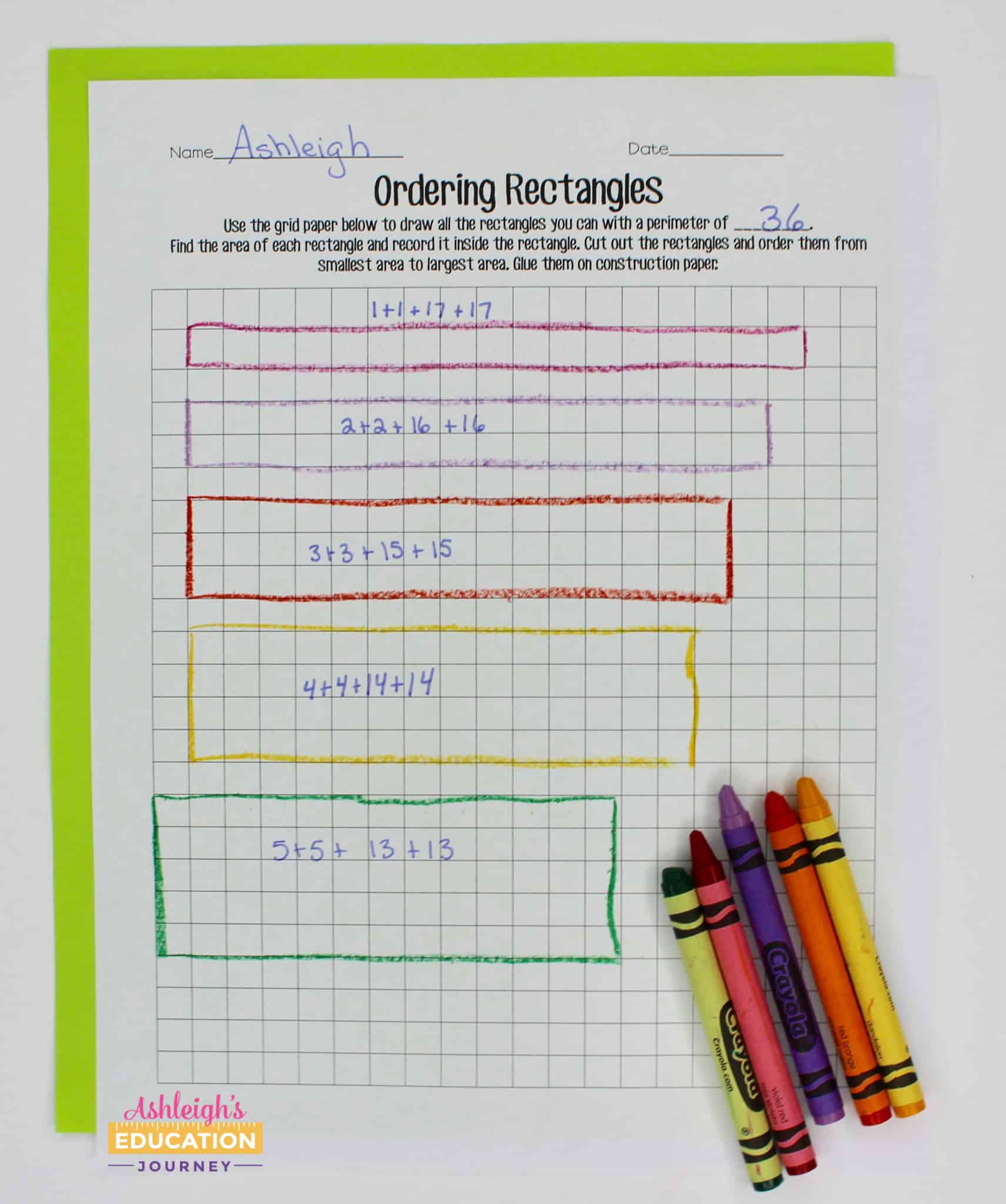 Teaching Area And Perimeter Ashleigh S Education Journey