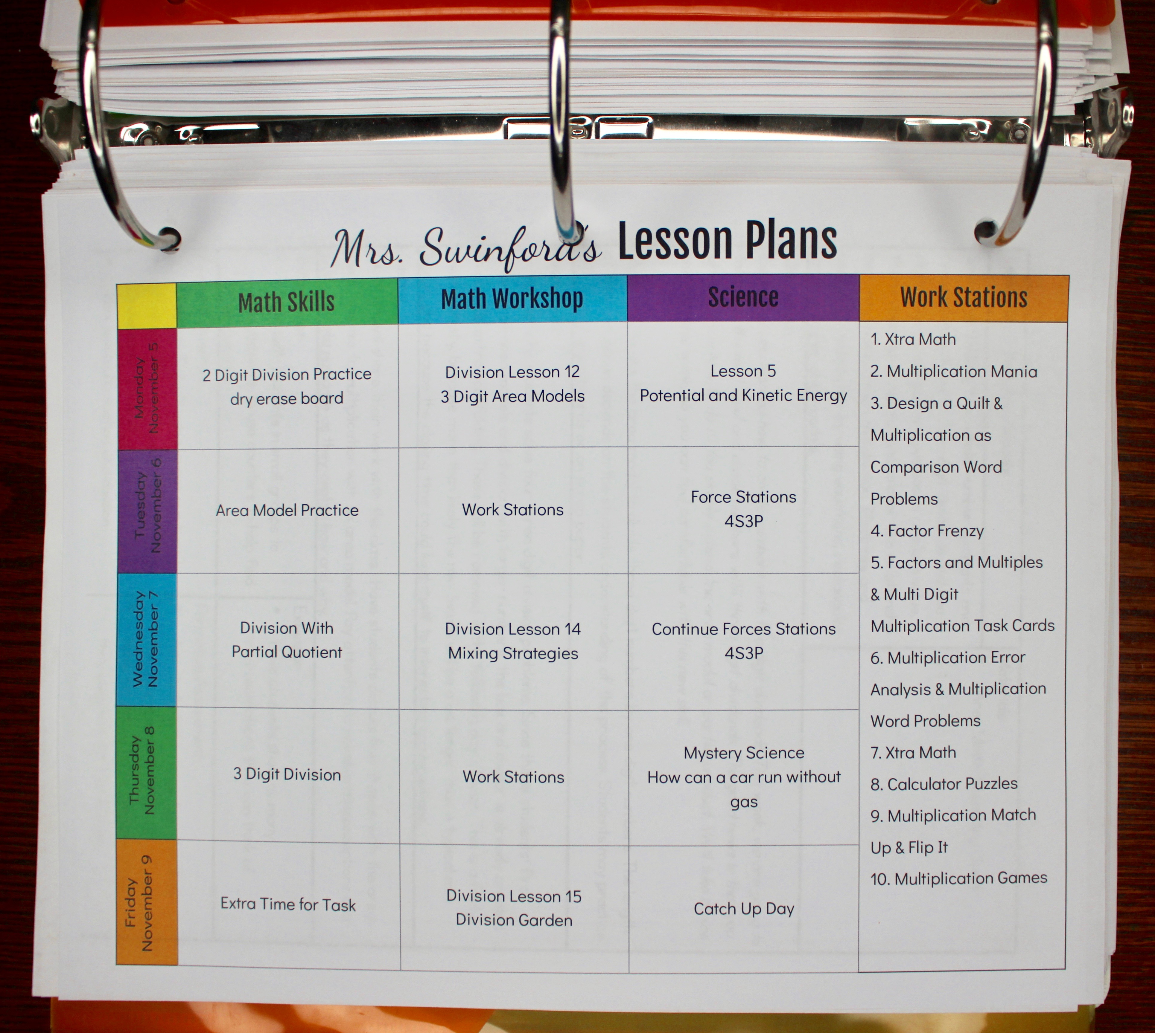 lesson plan templates