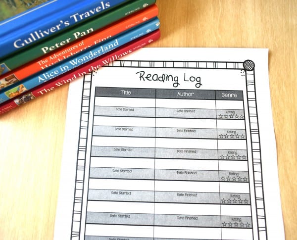 reading log