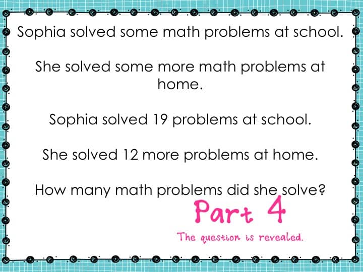 numberless word problems