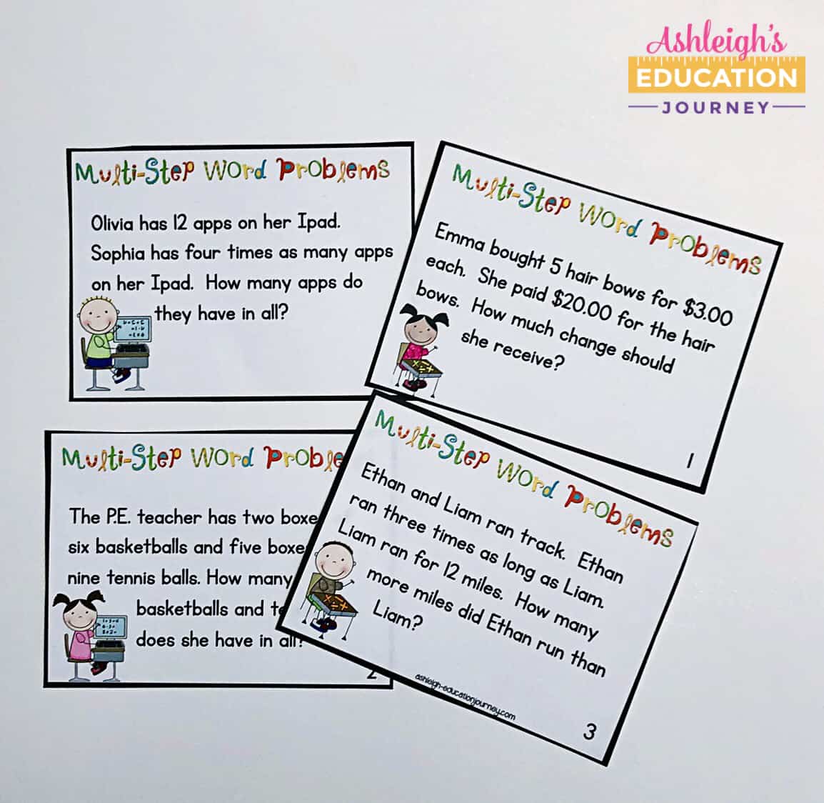 Teaching Multi-Step Word Problems - Ashleigh's Education Journey
