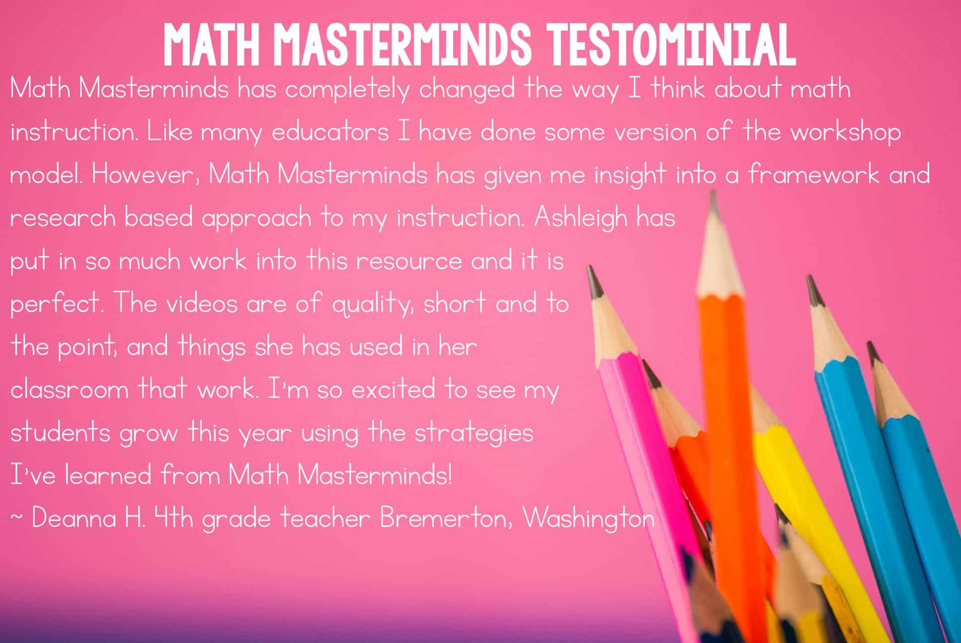 Math Masterminds Testimonial image