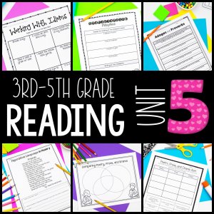 3rd-5th Grade Reading Unit 5 Cover