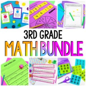 3rd Grade Math Bundle Cover