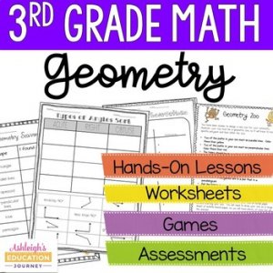 3rd Grade Math Geometry Product Thumbnail 2023