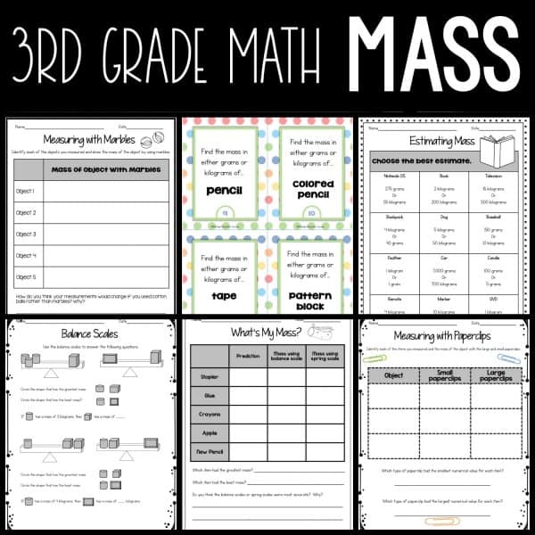 3rd Grade Math Mass Cover