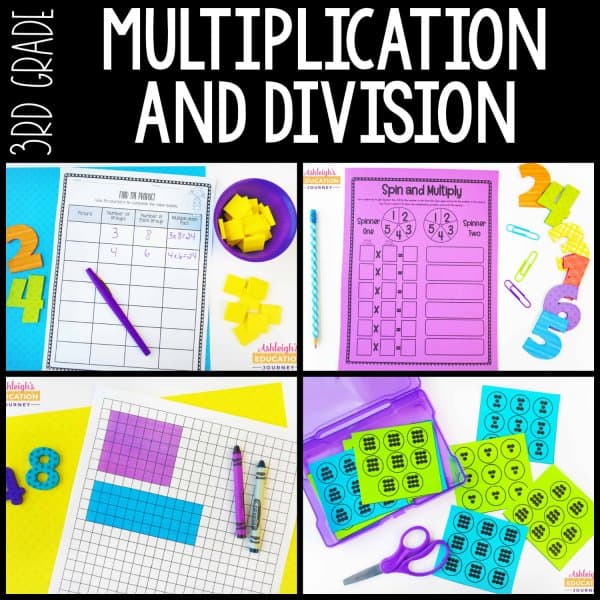 3rd Grade Math Multiplication & Division Unit