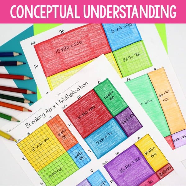 4th Grade Math Multiplication Unit Thumbnail 2