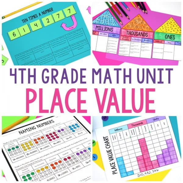 4th Grade Math Place Value Rounding Cover