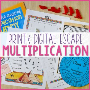 4th Grade Multiplication Escape Cover