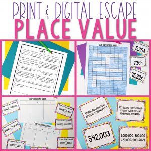 4th Grade Place Value Escape Cover