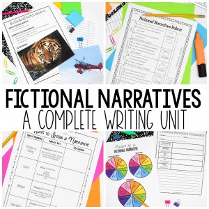 Fictional Narratives Writing Unit Cover