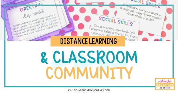 Distance Learning and Classroom Community