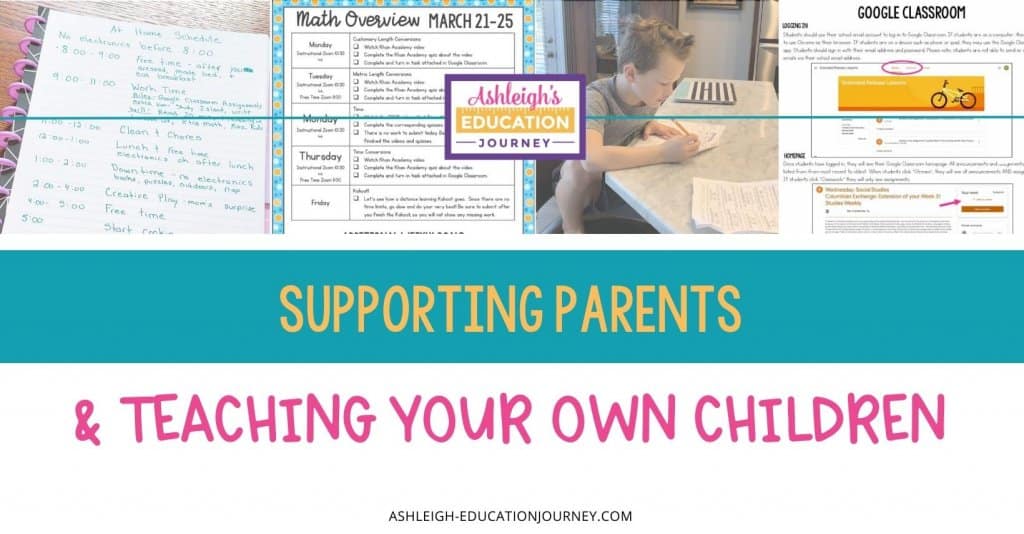 Supporting Parents & Teaching Your Own Children