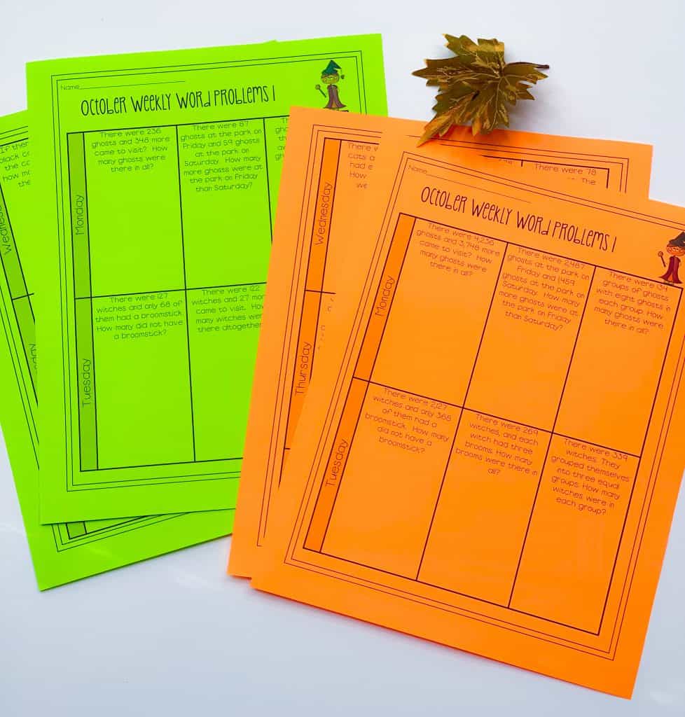 Halloween activities for the classroom