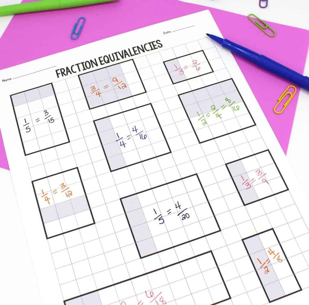 equivalent fractions