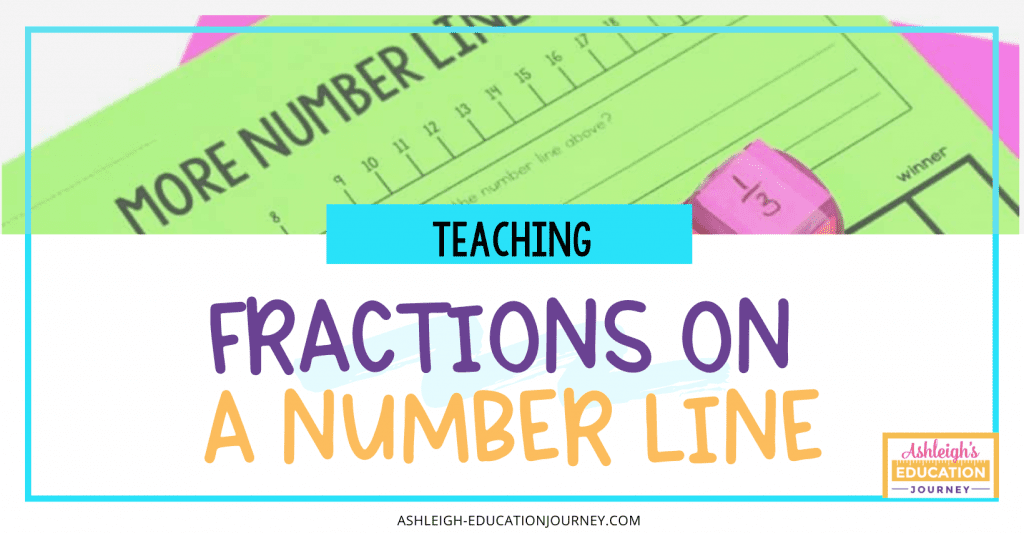 Fractions on a number line