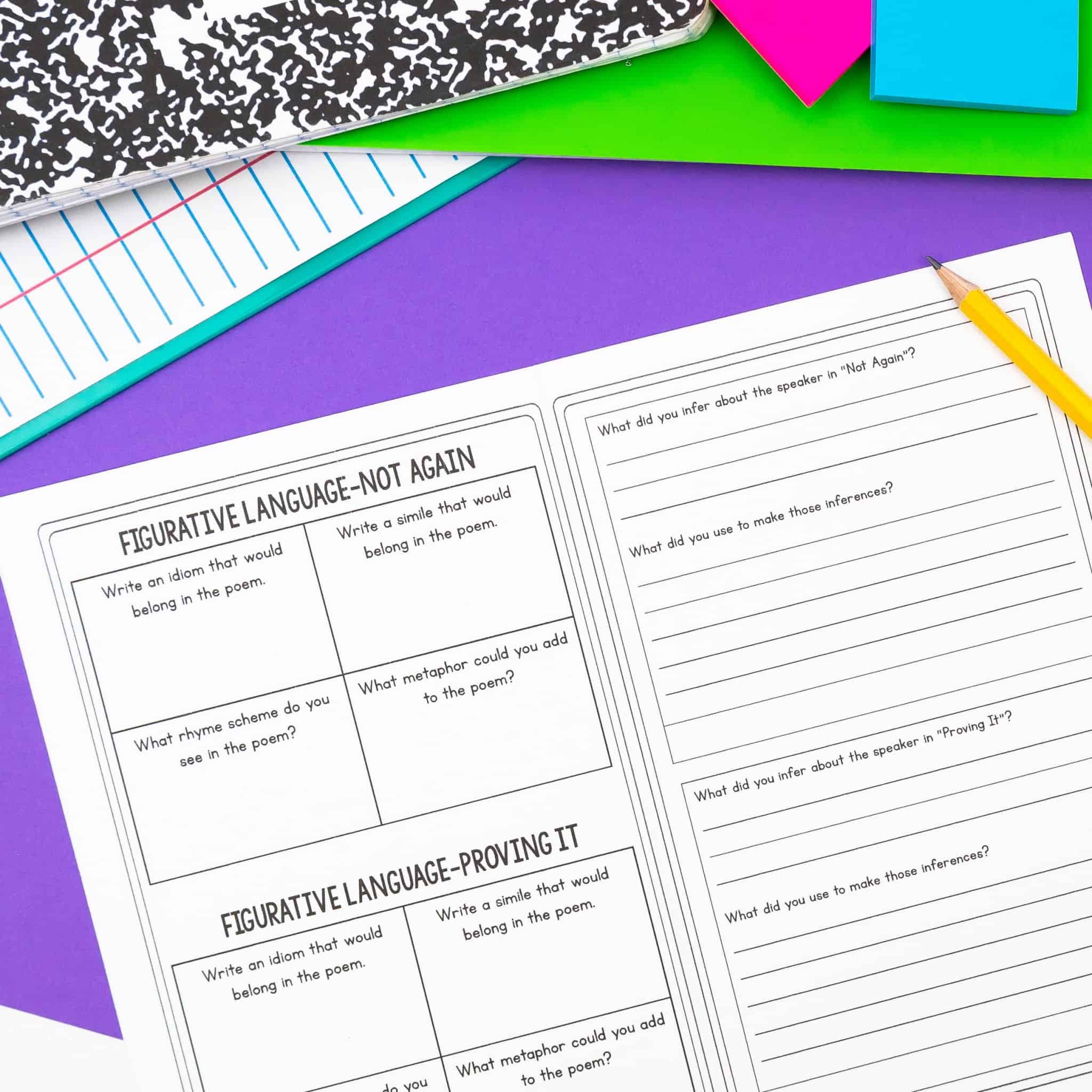 Reading Worksheets for Upper Elementary - Ashleigh's Education Journey