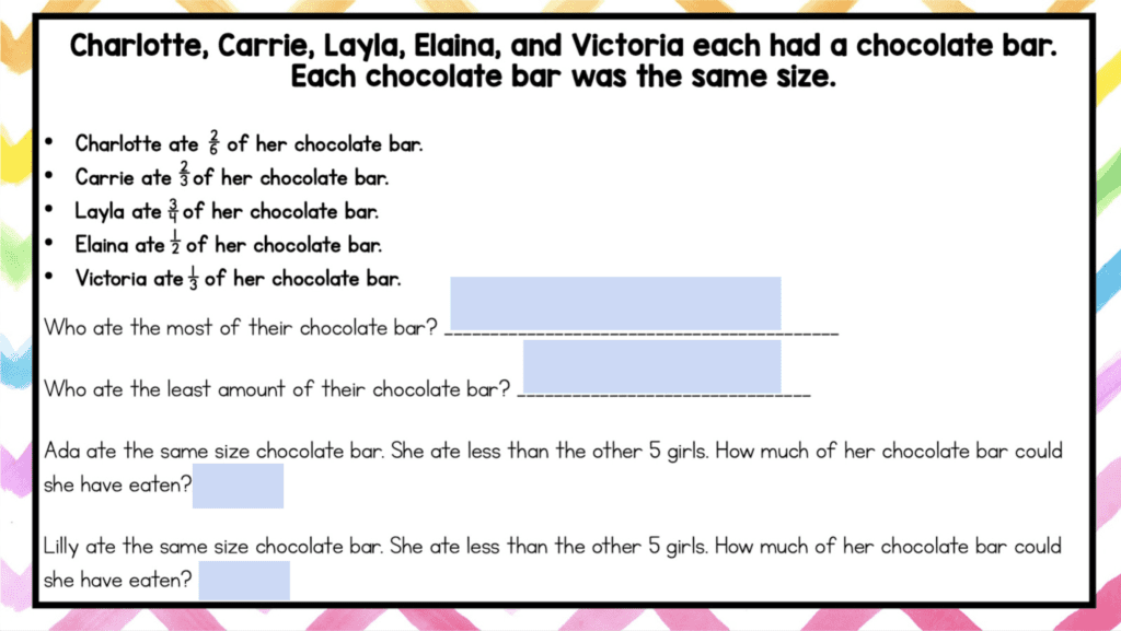 comparing fractions