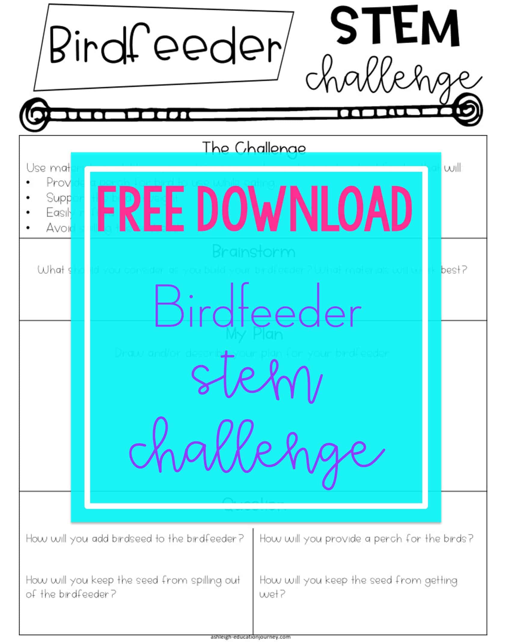 Free Download: Birdfeeder STEM Challenge