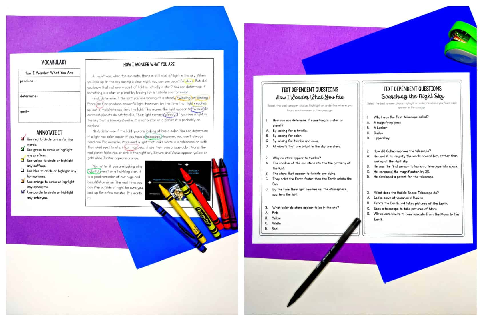 integrating science with paired passages