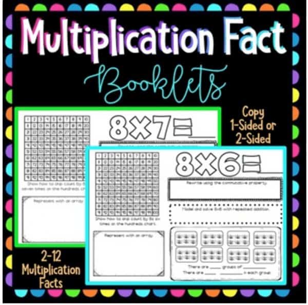 Multiplication Fact Booklets Thumbnail