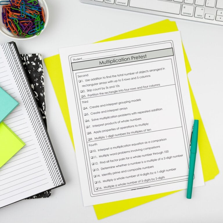Math Pretests for Upper Elementary - Ashleigh's Education Journey
