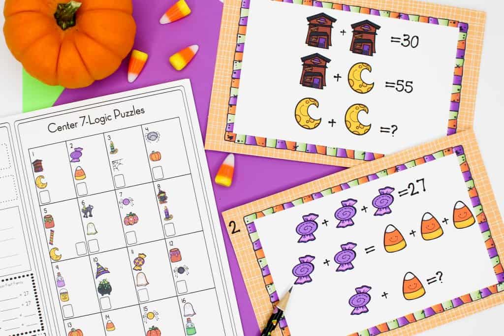 Halloween math activities