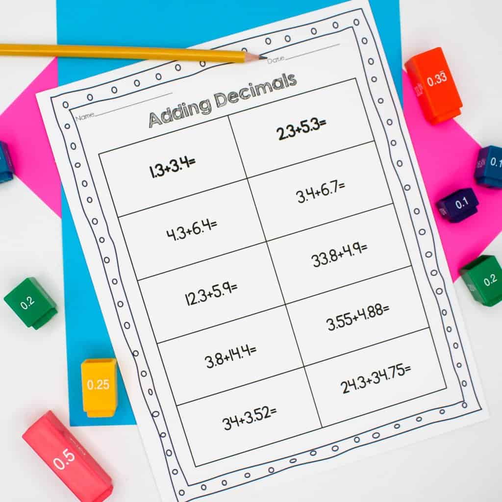 introducing decimals