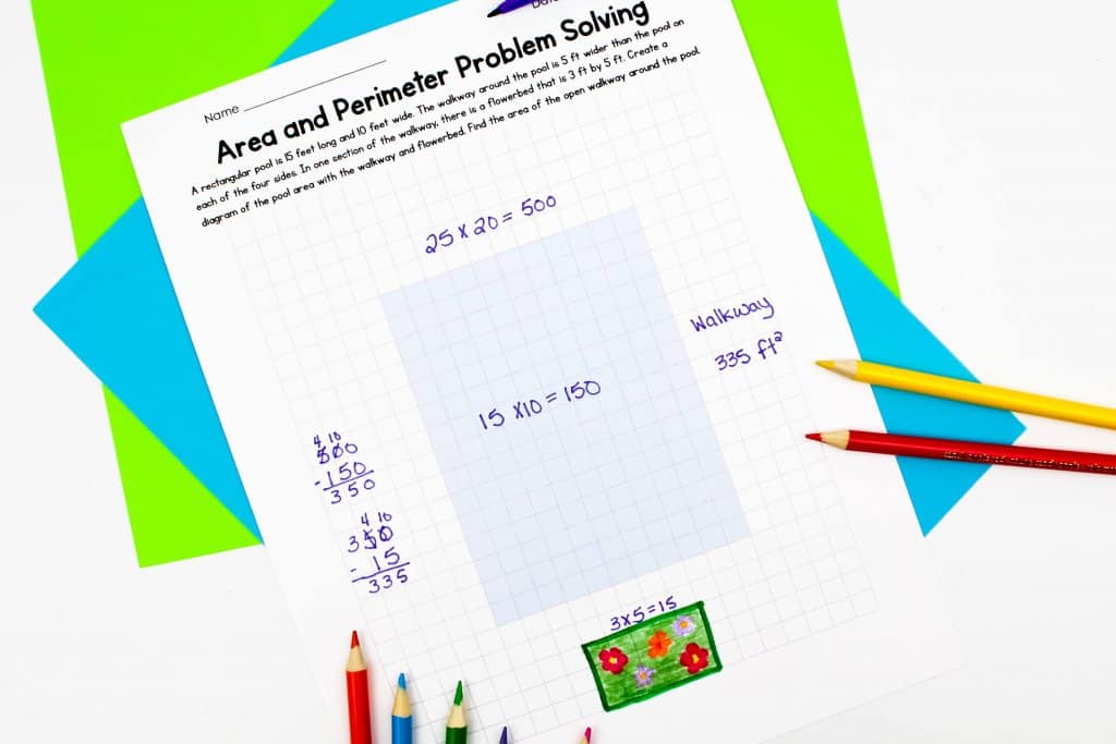 area and perimeter activities