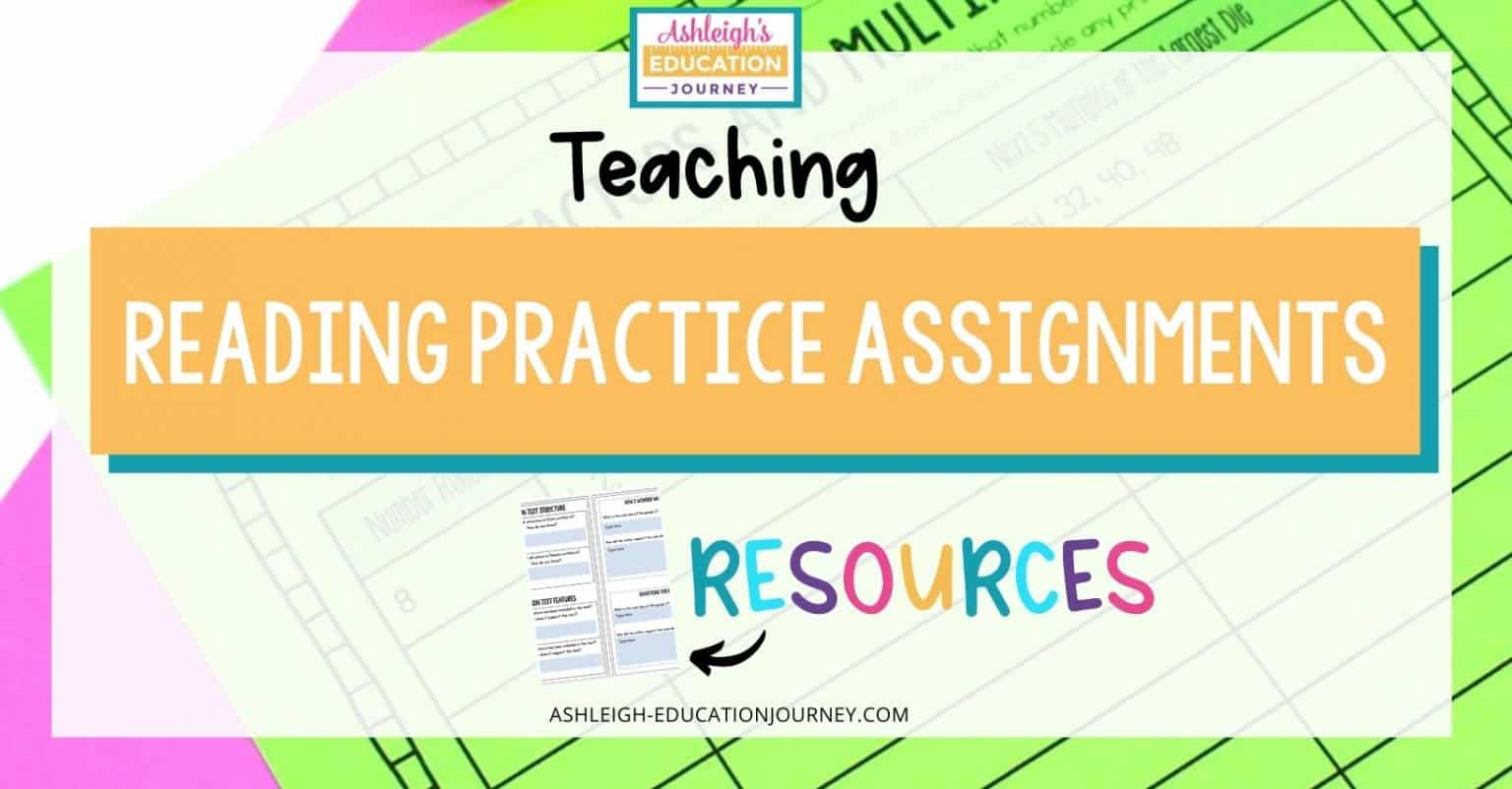Reading Worksheets for Upper Elementary - Ashleigh's Education Journey